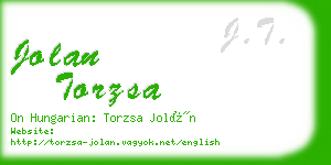 jolan torzsa business card